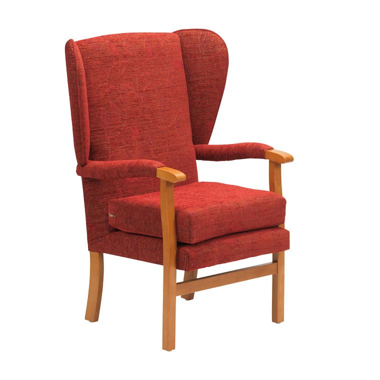 Fireside Chair Lumbar Support Armchair, How To Make A Chair Seat Higher